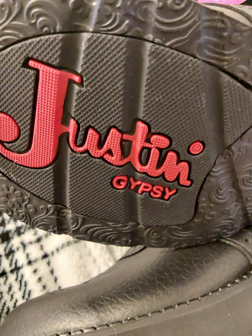 JUSTIN BOOTS GYPSY LEATHER ROUND TOE COWBOY BOOTS TURQUOISE NEW W TAGS, BEAUTY - Picture 4 of 16